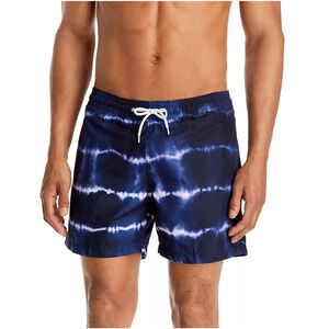 Trunks Surf & Swim Co. Sano Quick Dry Tie Dyed Swim Trunks Marine Size XL 2814